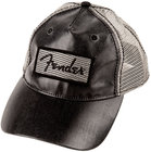 Fender 910-6633-306 Black Clear Coat Trucker Hat - One Size Fits All