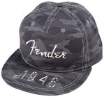 Fender 910-6633-406 Camo Flat Brim Hat with Hi-Def Logo - One Size Fits All