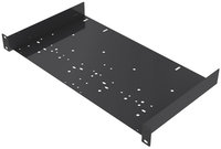 Gator GRW-SHELF1UNI 1RU Open Utility Rack Shelf with Universal Hole Pattern