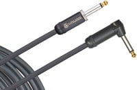 D`Addario PW-AMSGRA-10  10 ft American Stage Right Angle to Straight 1/4" Instrument Cable