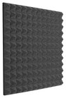 Auralex 4PYR22PUR 2'x2'x4" StudioFoam Pyramids in Purple (Charcoal Shown)