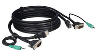 Liberty AV E-HDVAM-M-10 10 ft Tabletop HDMI, VGA, Audio Hybrid Cable