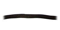 All Line Rope FSB200-1001-4242 1000 ft of 5/8" Black Solid Braid Polypropylene Rope