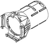 ETC/Elec Theatre Controls LED50LT-1 50° LED-Specific Lens Tube in White