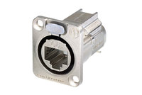 Neutrik NE8FDX-Y6 etherCON CAT6A Panel Connector, Nickel