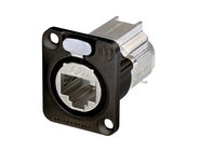 Neutrik NE8FDX-Y6-B etherCON CAT6A Panel Connector, Black