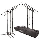 On-Stage Stands MSP7706 6-Pack of MS7701B Euro-Style Microphone Stands