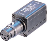 Neutrik NADITBNC-FX Adapter, Female XLR 110 ohm to Female BNC 75 ohm