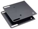 Bogen RPK86 1 Pair of Rear Rack Support Brackets for M-Class , Black Max Amplifiers
