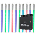 ADJ LED-PIXEL-TUBE-SYS10 LED Pixel Tube 360 Sys 10 Lighting Package with (10) LED Pixel Tube 360 Lights and (1) LED Pixel 10C Controller