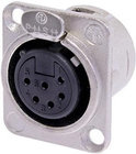 Neutrik NC6FD-L-1 6-pin XLRF Panel Connector