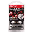Alpine Hearing Protection MUSIC-SAFE-CLASSIC MusicSafe Classic Professional Earplugs for Musicians, Single Pair