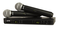 Shure BLX288/PG58-H9 Dual Wireless Microphone System with (2) PG58 Handheld Transmitters