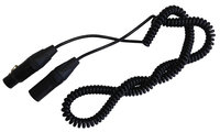 Point Source CM-EXT eSourceAudio Expandable Coiled Cablew with 4-Pin Male XLR - 4 Pin Female XLR