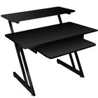 On-Stage WS7500B Wooden Studio Workstation, Black