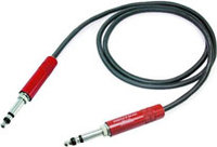 Neutrik NKTB1-BLK 1/4" TRS Patch Cable, 3 Feet (Black)