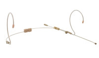 Elite Core HS-12-SH-TAN Omnidirectional Dual Earset Microphone Kit for Shure Wireless Systems, Tan