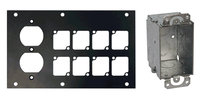 Ace Backstage PNL-128+SB Aluminum Stage Pocket Panel with 8 Connectrix Mounts