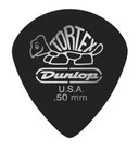 Dunlop 482P Tortex Pitch Black Jazz III Guitar Picks - 12 Pack