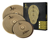 Zildjian LV468 L80 Low Volume Cymbal Set with 14" HiHat Pair, 16" Crash, 18" Crash Ride