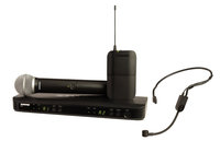 Shure BLX1288/P31-H9 Wireless Combo System with PG58 Handheld and PGA31 Headset, H9 Band