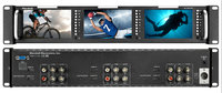 Marshall Electronics M-Lynx-503 Triple 5" Rackmountable Monitor With HDMI, 3G-SDI And Composite Inputs