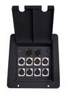 Elite Core FB8-SP  Recessed Floor Box with 8xXLRF and 2 Speakon Connectors