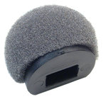 TRAM WS S Clip Windscreen Foam With Plastic Frame in Black