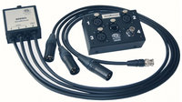 ETS ETS-SDS904 InstaMusician Balun Audio/Video Balun with (3) XLR-F Sends Plus (1) BNC to RJ45 Jack
