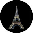 Rosco 86719 Glass Gobo, Eifel Tower Silhouette