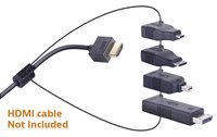 Liberty AV Solutions DL-AR2 Universal HDMI Adapter Ring with 4 Adapters