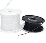 Rose Brand HWCA0028 1000 ft 1/4" Black Aircraft Cable