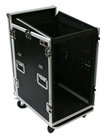 Elite Core MC12U-20SL  ATA 12-Unit Mixer Rack and 20-Unit Amplifier Rack with Casters and Table Attachment