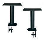 Argosy SPMF-11-B-Pair Pair Speaker Mounts w/ApertaS Platform, Flex Mount Clamp in Black (13.78")