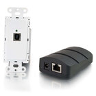Cables To Go Trulink USB 2.0 Over Cat5 Superbooster Wall Plate Transmitter to Dongle Receiver Kit