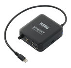 Korg PLUGKEYBK plugKEY Mobile MIDI/Audio Interface, Black
