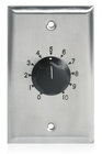 Atlas Sound AT35 35 Watt Single Gang Stainless Steel 70.7V Commercial Attenuator