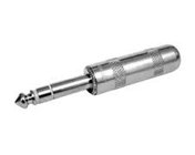Switchcraft 297 3-Conductor Shielded Solder-Type 1/4" Male Phone Plug Connector