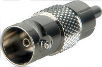 Connectronics P-BF RCA Male to BNC Female Video Adapter 75 Ohm