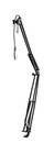 On-Stage MBS5000  Broadcast Microphone Boom Arm with XLR Cable
