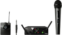 AKG WMS40 Mini Dual Vocal/Instrumental Set Package Dual Wireless System - HH and Beltpack - CD Band
