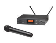 Audio-Technica ATW-2120b Wireless Handheld Cardioid Dynamic Microphone System, Frequency Band: I
