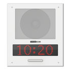 Atlas Sound I8SCMF+ PoE+ Indoor Wall Mount IP Loudspeaker with LED Display, Paging Microphone, and LED Flashers