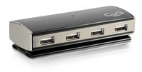 Cables To Go 29508 4-Port USB 2.0 Aluminum Hub For Chromebooks, Laptops, and Desktops