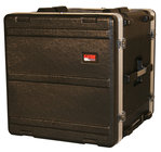 10RU, 19" Deep Locking Rack Case with Front, Rear Rails and Power