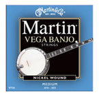 Martin Strings V-730 Vega Banjo Medium Nickel Wound Strings .010-.023
