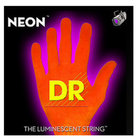 DR Strings NOE7-10 .010-.056 Medium 7-String Electric Guitar Strings in Hi-Def Orange
