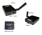 Video Messenger Company DV4-HD5-MICROPLUS 1080p Pro Media Player with HDMI to AV Converter Kit