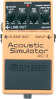 Boss AC-3 Acoustic Simulator Pedal, Advanced Electric-to-Acoustic Guitar Modeling