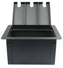 Elite Core FBL12+AC Recessed Floor Box with 12 XLRF + Duplex AC with Back Box